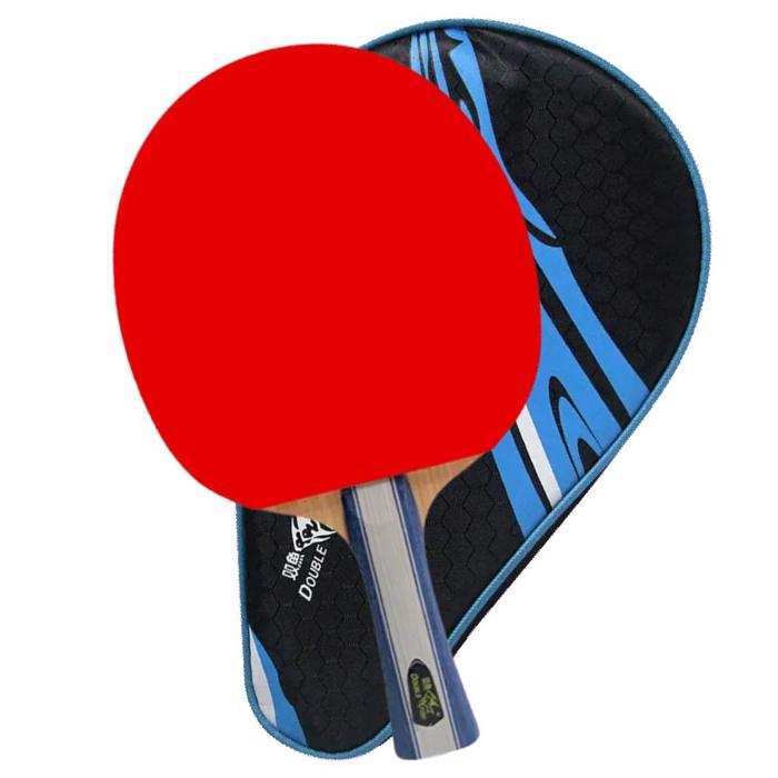 Double Fish J6 bordtennis bat m/ etui og Paris24 bolde